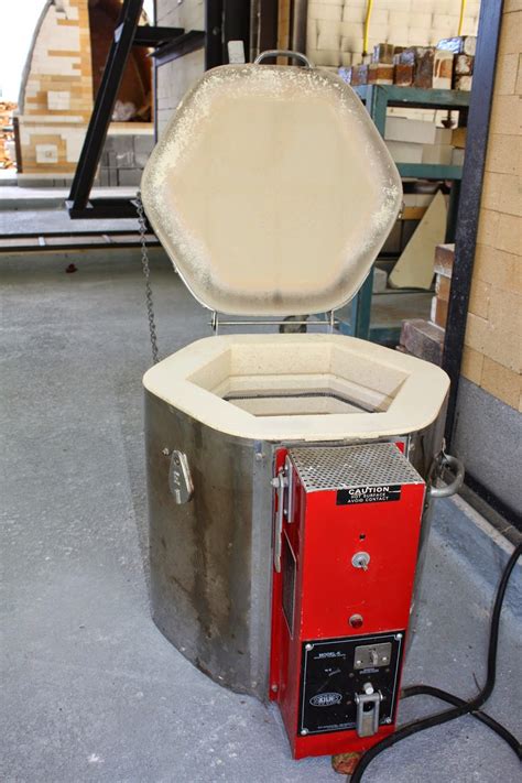 A Jen-Ken exclusive Innovation Light weight, fast firing Fiber <b>Kiln</b> 26" x 26" Clam Shell Style 200 lbs 240v 36a 1700°F Max temperature Integrated raised stand with casters Orton 12 key controller Spring assisted lid Energy efficient. . Kilns for sale near me